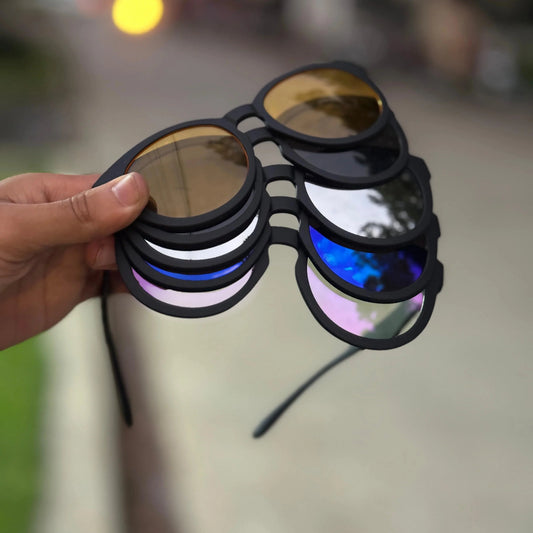 Magnetic Sunglasses | With multiple Frames | 5 in 1