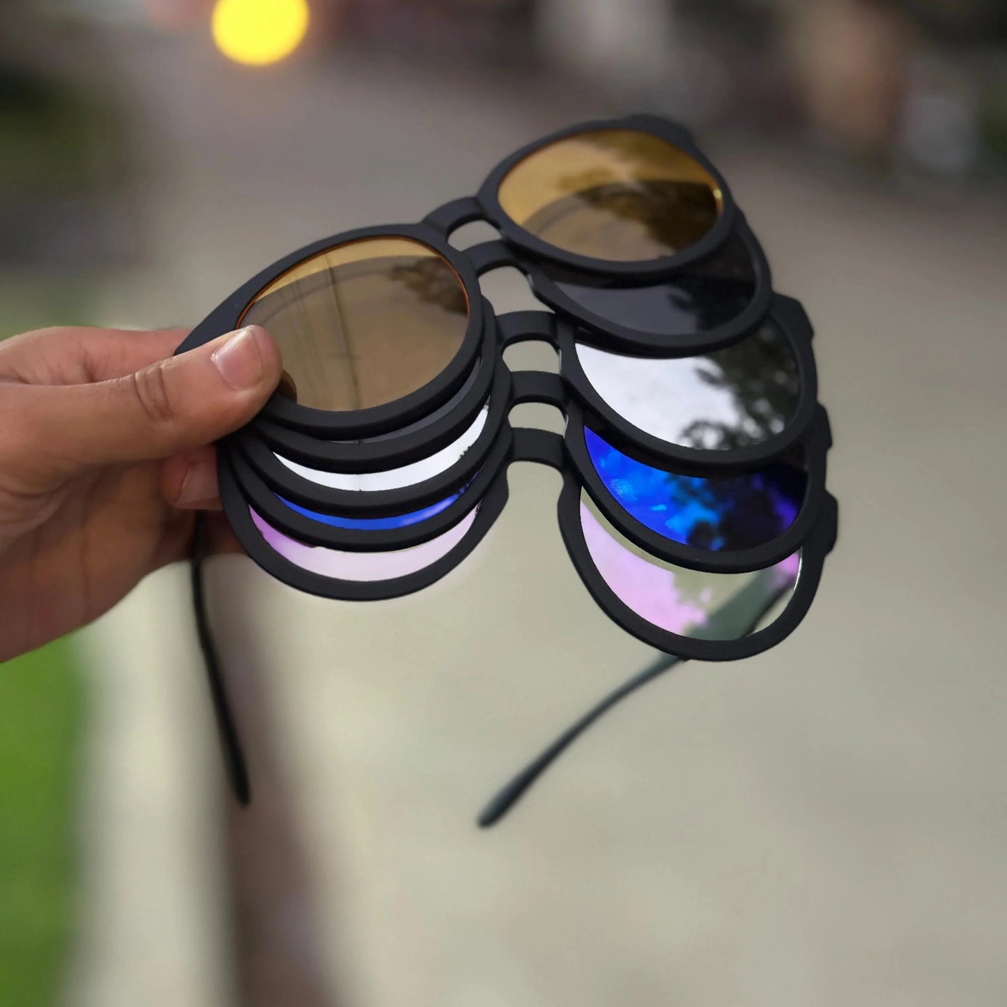 Magnetic Sunglasses | With multiple Frames | 5 in 1
